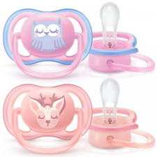 Avent Cumi Ultrasoft Állat Lany 0-6H.2X cumi