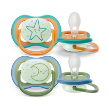 Avent Játszócumi Ultra air éjszakai 18hó+ neutral 2db cumi
