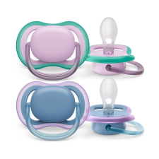 Avent Philips AVENT játszócumi Ultra Air neutral 6-18hó lányos kék 2db cumi