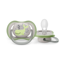 Avent SCF086/05 Játszócumi Ultra air Mintás 6-18hó bálna, 1db cumi
