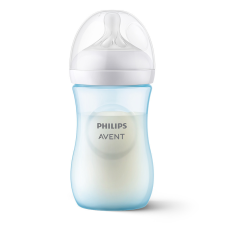  Avent SCY903/21 Natural Response kék cumisüveg, 260 ml, 1 hó+ cumisüveg