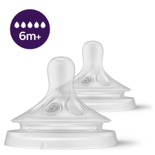 Avent SCY965/02 Natural Response etetőcumi 5 gyors átfolyású 6hó+, 2 db cumi