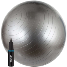 Avento ABS Fitball Silver gimnasztika labda pumpával, 65 cm, ezüst fitness labda