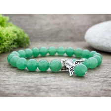  Aventurin ásvány karkötő angyallal karkötő