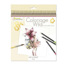 Avenue Mandarine Kreatív színezőfüzet Avenue Mandarine Wild 1 spirálos gyermek- és ifjúsági könyv