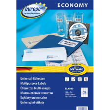 Avery Europe100 ELA009 70x25,4mm univerzális 3300db-os etikett (ELA009) etikett
