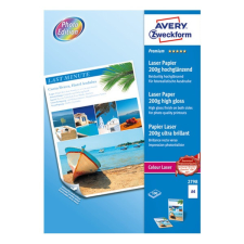 Avery Fotópapír AVERY 2798 A/4 laser fényes 220 gr 100 ív/csomag fotópapír