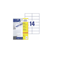 Avery zweckform 105×42,3mm Etikett tintasugaras és lézer nyomtatóhoz (3653) etikett