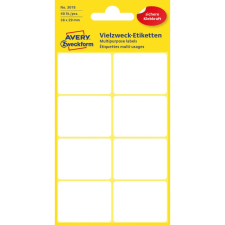 Avery zweckform 3078 38x29mm Kézi Etikett címke (40 címke / csomag) (3078) etikett