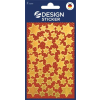 Avery zweckform Ablakmatrica, 2 ív, 76x120 mm, AVERY ZWECKFORM, "Z-Design No.52806", arany csillagok