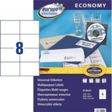 Avery zweckform Avery Europe100 ELA023 105x74mm univerzális 800db-os etikett etikett