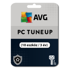 AVG PC TuneUp (10 eszköz / 3 év) (Elektronikus licenc) karbantartó program