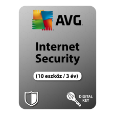 'AVG Technologies' AVG Internet Security (10 eszköz / 3 év) (Elektronikus licenc) karbantartó program