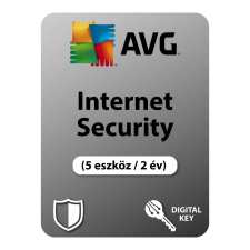 'AVG Technologies' AVG Internet Security (5 eszköz / 2 év) (Elektronikus licenc) karbantartó program