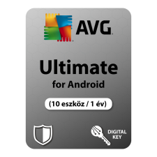 'AVG Technologies' AVG Mobile Ultimate for Android (10 eszköz / 1 év) (Elektronikus licenc) karbantartó program