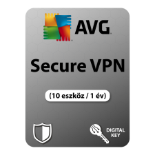 'AVG Technologies' AVG Secure VPN (10 eszköz / 1 év) (Elektronikus licenc) karbantartó program