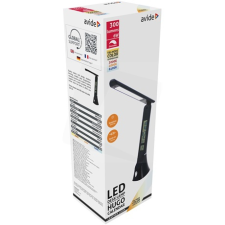 Avide abldlc-6w-b-hg asztali lámpa led bőrhatású fekete 5w naptár világítás