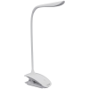Avide csiptethető LED asztali lámpa fehér (ABLDL-CLIP-1.5W) (ABLDL-CLIP-1.5W)