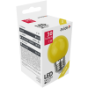 Avide Dekor LED fényforrás G45 1W E27 Sárga