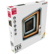 Avide Design Mennyezeti Lámpa Nansy-3D 81W RF Távirányítóval (LED, színhőmérséklet állítható, dimmelhető) világítás