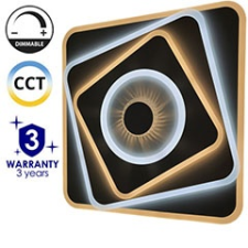 Avide Ewa Mennyezeti LED lámpa (124W - 7440 lm) CCT, RF távirányítóval világítás