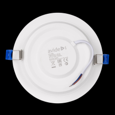 Avide LED beépíthető 12w műanyag kerek mennyezeti lámpa világítás