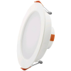 Avide LED Beépíthető Kerek Mennyezeti Lámpa SMD2835 Plasztik 12W WW 3000K, Avide
