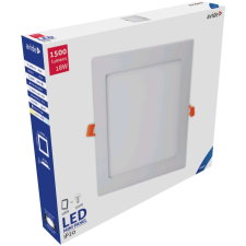 Avide LED Beépíthető Négyzetes Mennyezeti Lámpa ALU 18W CW 6400K világítás