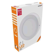 Avide LED Falra Szerelhető Kerek Mennyezeti Lámpa ALU 12W NW 4000K világítás