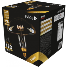  Avide LED Jumbo Filament Millau 200x210mm Amber 6W E27 2400K Dimmable izzó