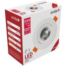Avide LED panel Beépíthető 38° Kerek 7W WW 3000K világítás