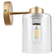 Avide Nova oldalfali lámpatest (E27) arany világítás