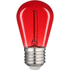 Avide Színes filament LED lámpa E27 (1W/300°) Körte - piros izzó