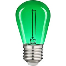 Avide Színes filament LED lámpa E27 (1W/300°) Körte - zöld izzó