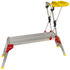 AVLadder Munkaállvány szerszámtálcával 100x30x50 cm szerelőállvány fellépő létra létra és állvány