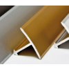 AVProfil AV T profil burkolatváltó matt arany 16-26 x 900 vagy 2700 mm utólag beépíthető eloxált alumínium profil