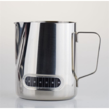 AVX LHT 600ml-es hőmérős rozsdamentes acél tejkiöntő kanna kávéfőző kellék