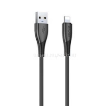 Awei CL-182L adatkábel (USB - lightning, 2.4A, 100cm) FEKETE (AWEI_CL-182L) kábel és adapter