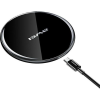 Awei W8 Asztali Töltő 10w, Ultravékony, Fekete (AWEI056BLK)