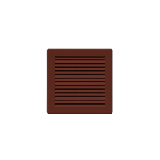 Awenta Műanyag szellőzőrács rovarhálóval, barna 300x300 mm hűtés, fűtés szerelvény