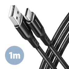 AXAGON BUCM-AM10AB HQ USB-C &lt;&gt; USB-A Cable 1m Black kábel és adapter