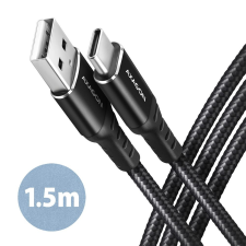 AXAGON bucm-am15ab hq usb-c usb-a cabel 1,5m black kábel és adapter