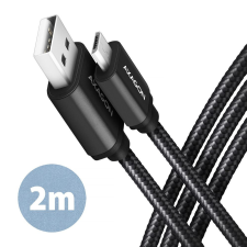 AXAGON BUMM-AM20AB HQ Micro USB &gt; USB-A Cable 2m Black kábel és adapter
