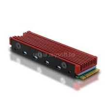 AXAGON CLR-M2 alumínium passzív hűtő M.2 SSD-hez (CLR-M2) hűtés