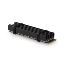 AXAGON CLR-M2L10 passzív M.2 SSD hűtőborda fekete hűtés