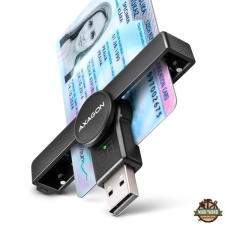 AXAGON CRE-SMPA USB Smart card PocketReader okos kártyaolvasó kártyaolvasó