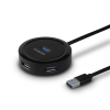 AXAGON HUE-P1A USB3.2 Hub 4-port (HUE-P1A) - USB Elosztó