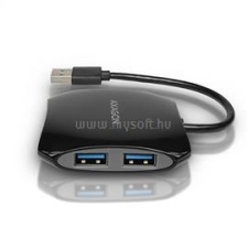 AXAGON HUE-S1B 4 portos USB3.0 HUB (HUE-S1B) kábel és adapter