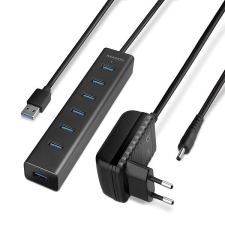 AXAGON HUE-SA7BP 7-Port USB 3.0 CHARGING hub hub és switch