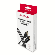 AXAGON mini displayport - hdmi 4k@30hz aktív fekete adapter (rvdm-hi14n) kábel és adapter